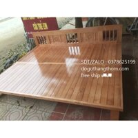 giường gấp gỗ sồi 1m6