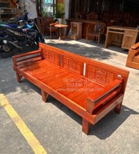 Giường gấp gỗ xoan đào 1m2 x 1m9 - ghế giường hiện đại