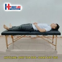 GIƯỜNG GẤP GỌN CHÂN GỖ CAO CẤP, GIƯỜNG SPA TRỊ LIỆU, XOA BÓP, CHÂM CỨU BẤM HUYỆT