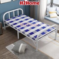Giường gấp gọn giá rẻ, giường gấp văn phòng nhà trọ gọn nhẹ nhiều kích thước H2Home có đệm bảo hành 12 tháng