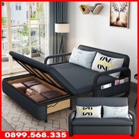 Giường gấp gọn thành ghế thông minh kích thước 1m6x1m9 – Sofa giường nhập khẩu,Đệm bọt biển