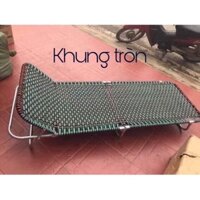 Giường gấp khung nhôm văn phòng giá rẻ tiện lợi
