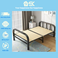 Giường Gấp Khung Sắt, Dát Dỗ Khung Kim Loại Giường Ngủ Gấp Gọn nhiều kích thước