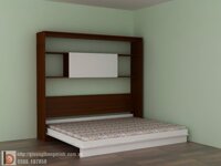 Giường gấp ngang thông minh đơn giản