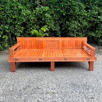 Giường Gấp Thành Ghế Gỗ Sồi 1m2x1m9 Màu Xoan Đẹp