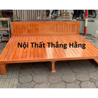 Giường gấp thành ghế gỗ xoan rừng