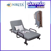 Giường gấp thông minh, có bánh xe di chuyển, 5 cấp độ nâng đầu chống trào ngược - Hàng chính hãng BT75