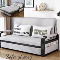 Giường Gấp Thông Minh, Sofa Giường Đa Năng, Giường Sofa Gắp Gọn Khung Sắt Tĩnh Điện Chắc Chắn Dễ Dàng Lắp Đặt