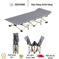 Giường Gấp Văn Phòng Cao Cấp Mẫu Mới Gấp Gọn, Giường Xếp Ngủ Trưa Thư Giãn, Du Lịch 67x180cm, Khung Thép Siêu Bền