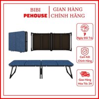 Giường gấp văn phòng gấp gọn thông minh Giường ngủ đơn thư giãn cao cấp kết cấu khung sắt bibi shop