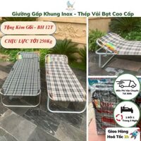 Giường Gấp Văn Phòng Giá Rẻ Khung Nhôm Chắc Chắn - Tiện Lợi