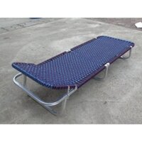 Giường Gấp Văn Phòng Khung Nhôm Vuông Giá Rẻ Dây Đan Sợi Tổng Hợp Siêu Dai