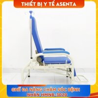 Giường ghế đa năng chăm sóc bệnh nhân kèm cây truyền dịch HMNB-3020