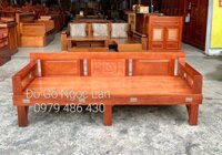 Giường ghế gấp gỗ xoan đào giá rẻ