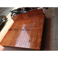 giường ghế gấp gỗ xoan đào 1m2x1m9 phòng khách