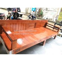 giường ghế gấp gỗ xoan đào