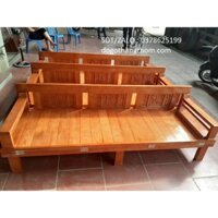 giường ghế gấp gỗ xoan đào