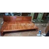 giường ghế gấp gỗ xoan đào 1m6