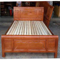 Giường giác nan 1m20 gỗ xoan đào lá LN-1513