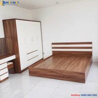 Giường gỗ 1m6 GG02