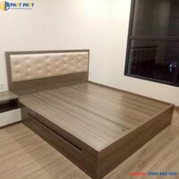 Giường gỗ 1m6 GG08