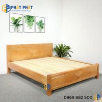 Giường gỗ 1m6 sồi GS161