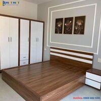 Giường gỗ 1m8 GG03