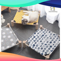 Giường gỗ cao cấp dành cho chó mèo🌈🌼🌼