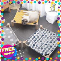 Giường gỗ cao cấp dành cho chó mèo🌈🌼🌼