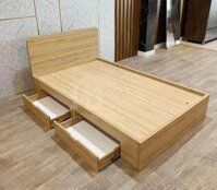 Giường gỗ công nghiệp 1.2 m giá rẻ GGR