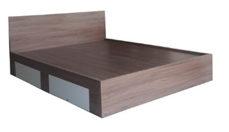 Giường gỗ công nghiệp có tủ kéo rộng 150cm GCN08