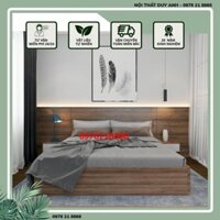 Giường Gỗ Công Nghiệp Đẹp Giá Rẻ - Gia Công Giường Ngủ Gỗ An Cường