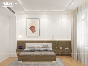 Giường gỗ công nghiệp rộng 1.2 mét GCN01