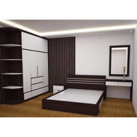 Giường gỗ công nghiệp