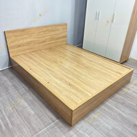 Giường gỗ công nghiệp