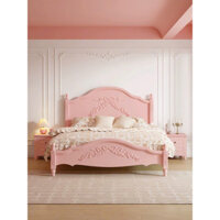 GIƯỜNG GỖ INDOCHINE - GIƯỜNG CỔ ĐIỂN CHÂN TIỆN GCĐ16 #tiemdecorthang10