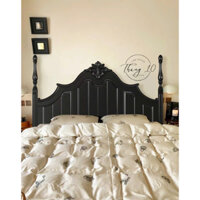 GIƯỜNG GỖ INDOCHINE - GIƯỜNG CỔ ĐIỂN CHÂN TIỆN GCĐ11 #tiemdecorthang10