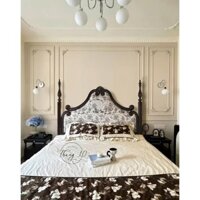 GIƯỜNG GỖ INDOCHINE - GIƯỜNG CỔ ĐIỂN GCĐ22