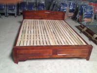 Giường gỗ keo 1m2 giá rẻ – PQ 01