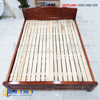 Giường gỗ keo 1m2 GK01