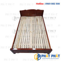 Giường gỗ keo 1m2 GK12