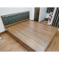 giường gỗ MDF 1m6 và 1m8