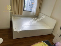 GIƯỜNG GỖ MDF THIẾT KẾ HỘC KÉO TIỆN LỢI