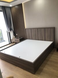 Giường gỗ ngăn kéo 076S