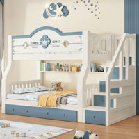 Giường Gỗ Nguyên Khối Giường Tầng Hai Tầng Giường Cao Và Thấp Giường Đôi Giường Tầng GIƯỜNG GỖ Giường Trẻ Em Giường Trẻ