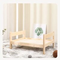 Giường gỗ siêu dễ thương cho thú cưng – Giường gỗ cho chó mèo