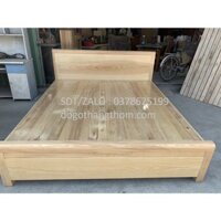 giường gỗ sồi 1m6,1m8x2m rác phản