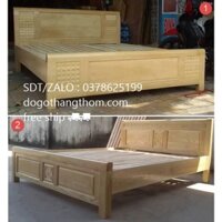 giường gỗ sồi 1m6x2m,1m8x2m giá gốc xưởng