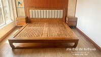 Giường Gỗ Sồi 1m8 Sang Trọng