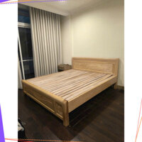 Giường gỗ sồi chắc chắn chống mối mọt - Giường gỗ 1m6/1m8 _ Giường gỗ gia công tại xưởng